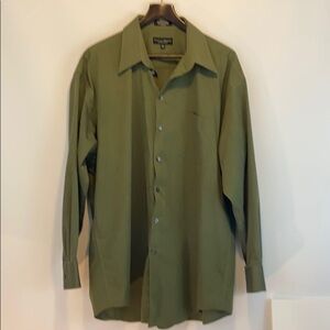 Crazy Horse A Claiborne Company Olive Shirt